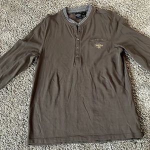 Harley Davidson long sleeved top size Lg